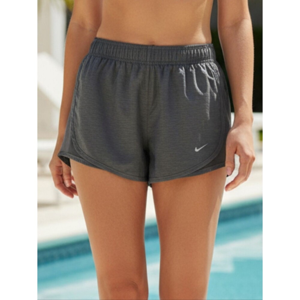 Nike Women’s Gray Athletic Running Shorts with Swoosh Size XS